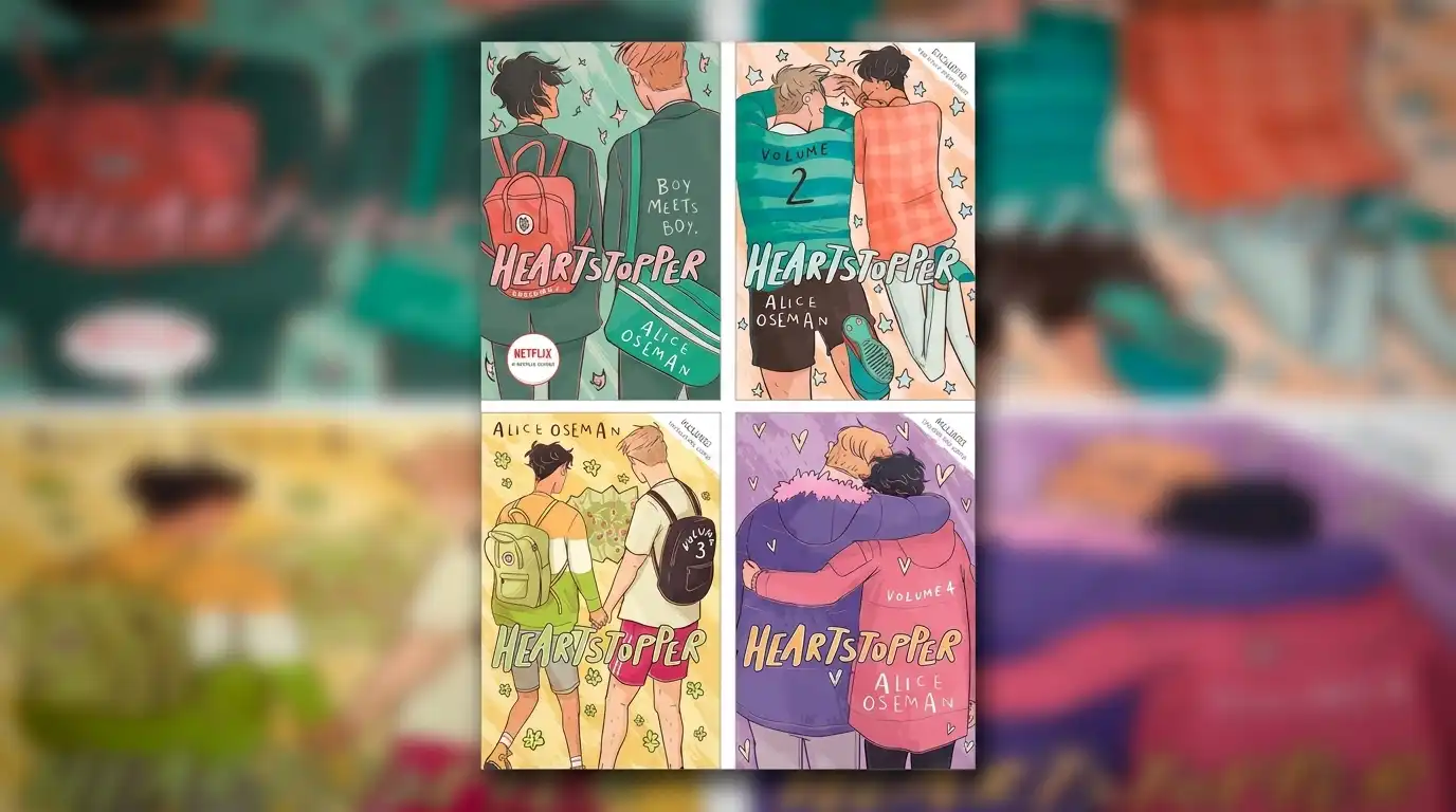 ordem correta para ler heartstopper