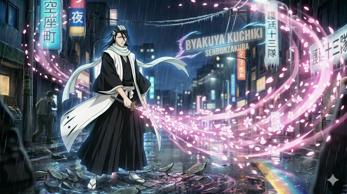 Os Personagens Principais de Bleach (E Seus Verdadeiros Poderes) 8 Byakuya Kuchiki: A Elegância Mortal