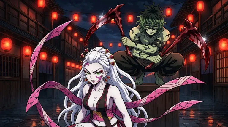 Daki e Gyutaro: Tudo sobre os Luas Superiores Seis de Demon Slayer