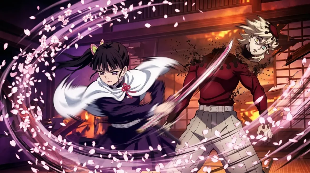 Kanao Tsuyuri: Tudo sobre a Sucessora da Hashira do Inseto de Demon Slayer 4 Kanao Tsuyuri decapitando Doma Lua Superior 2 em Demon Slayer