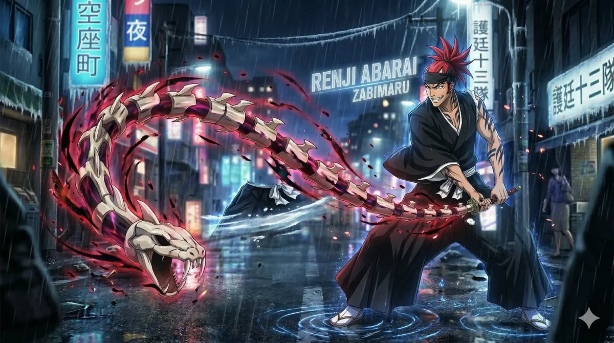 Os Personagens Principais de Bleach (E Seus Verdadeiros Poderes) 9 Renji Abarai: O Feroz